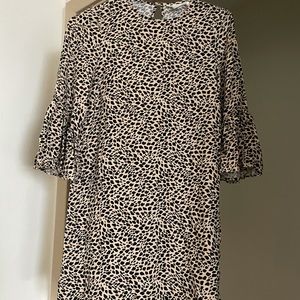H&M Animal Print Shift Dress